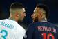 Alvaro et Neymar lors du match PSG-OM au Parc des Princes, le 13 septembre.